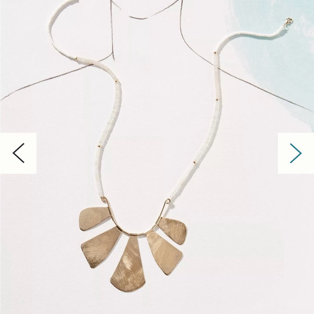 Anthropologie Lyra Pendant Necklace